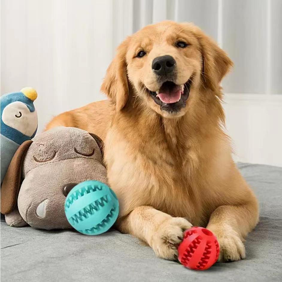 Dog Toys Treat Balls Interactive Hemp Rope Rubber