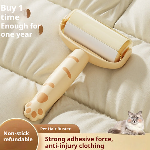 Shredded Roller Felt Lint Roller Clothes Lint Removal Tearable Hair Sticking Paper