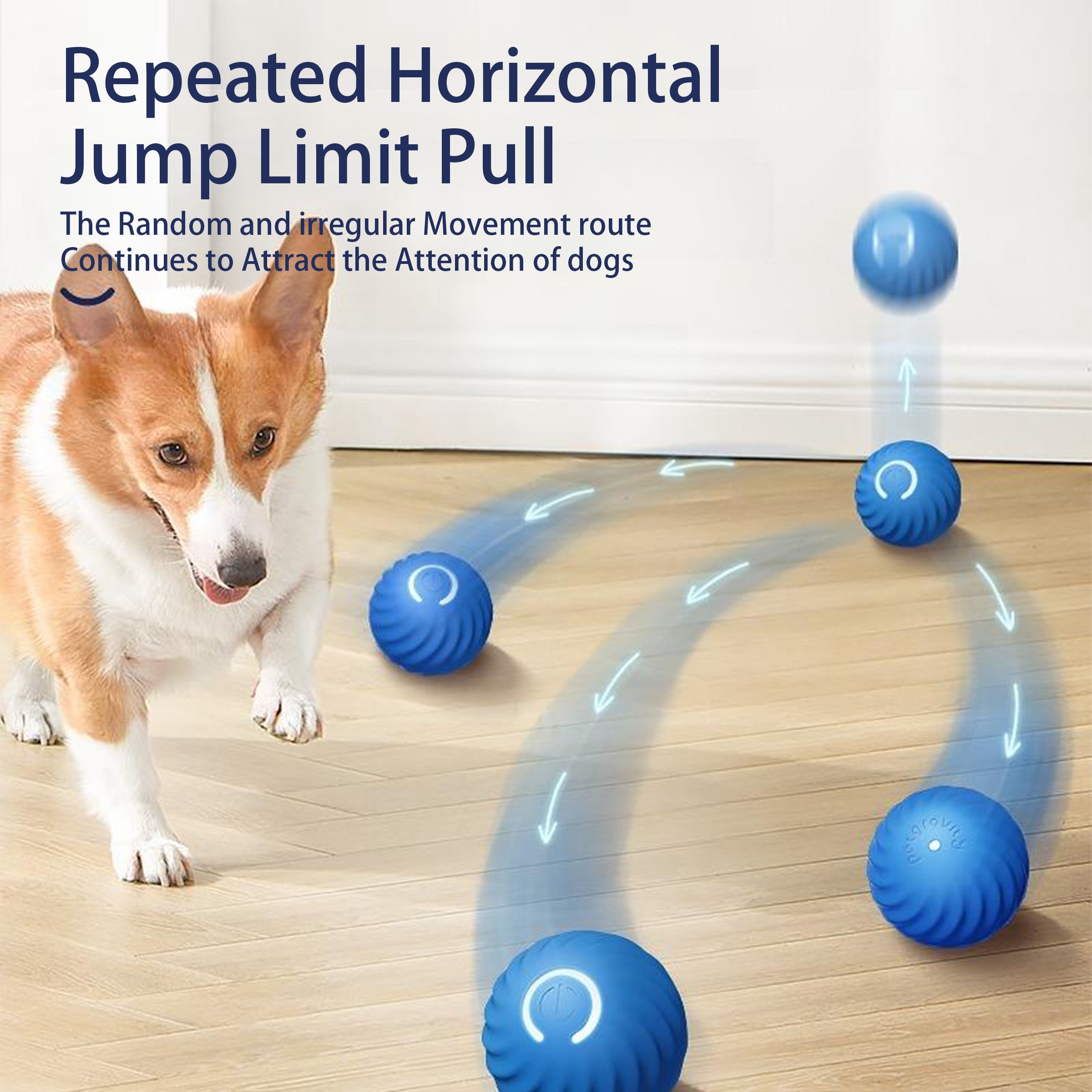 Interactive Bouncing Ball For Dogs Automatic Smart Toy