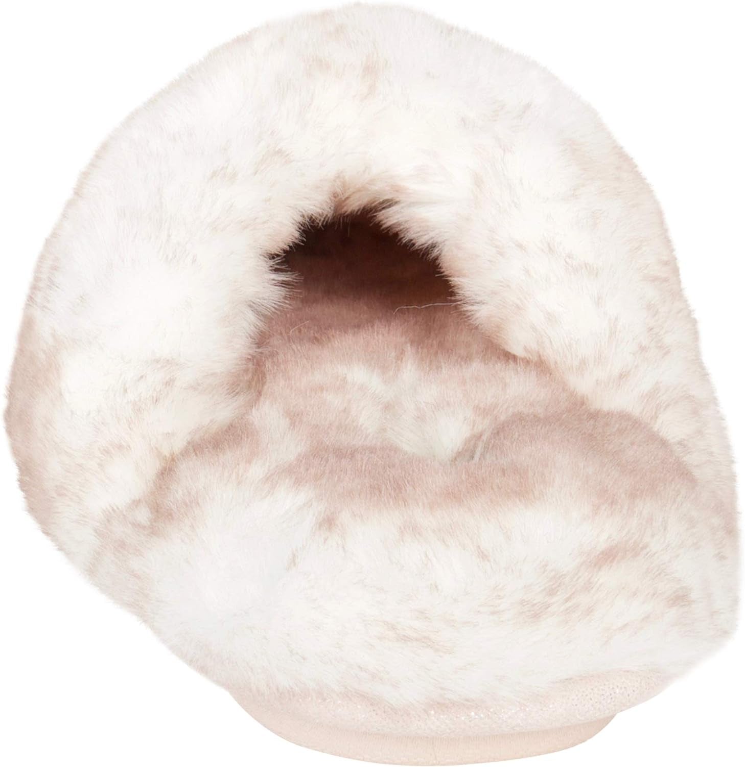 Women'S Soft Comfy Faux Fur House Slipper Scuff Memory Foam Slip on Anti-Skid Sole