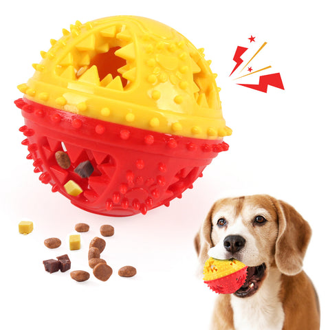 Dog Chew Toys Grinding Teeth Sound Ball Toys 