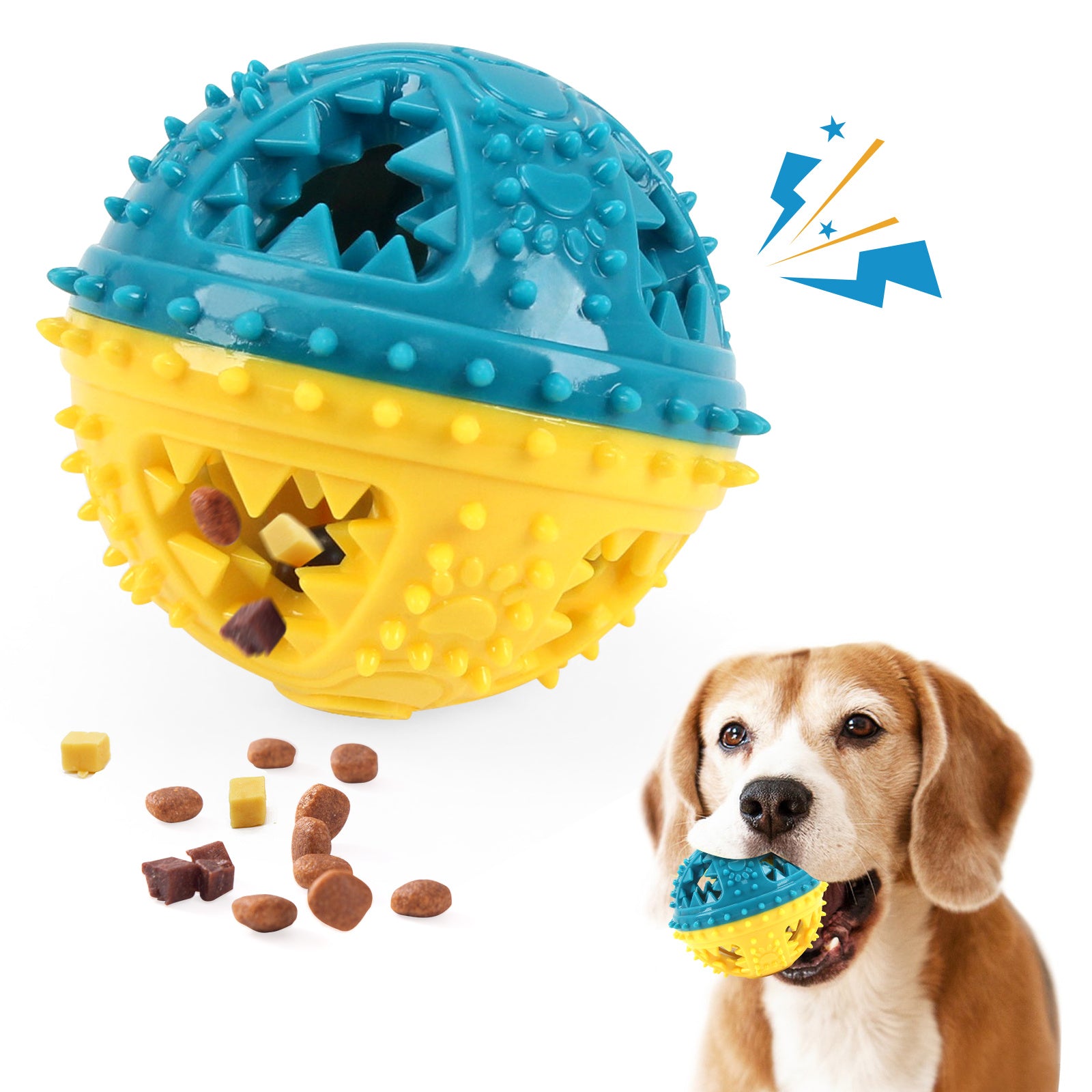 Dog Chew Toys Grinding Teeth Sound Ball Toys 