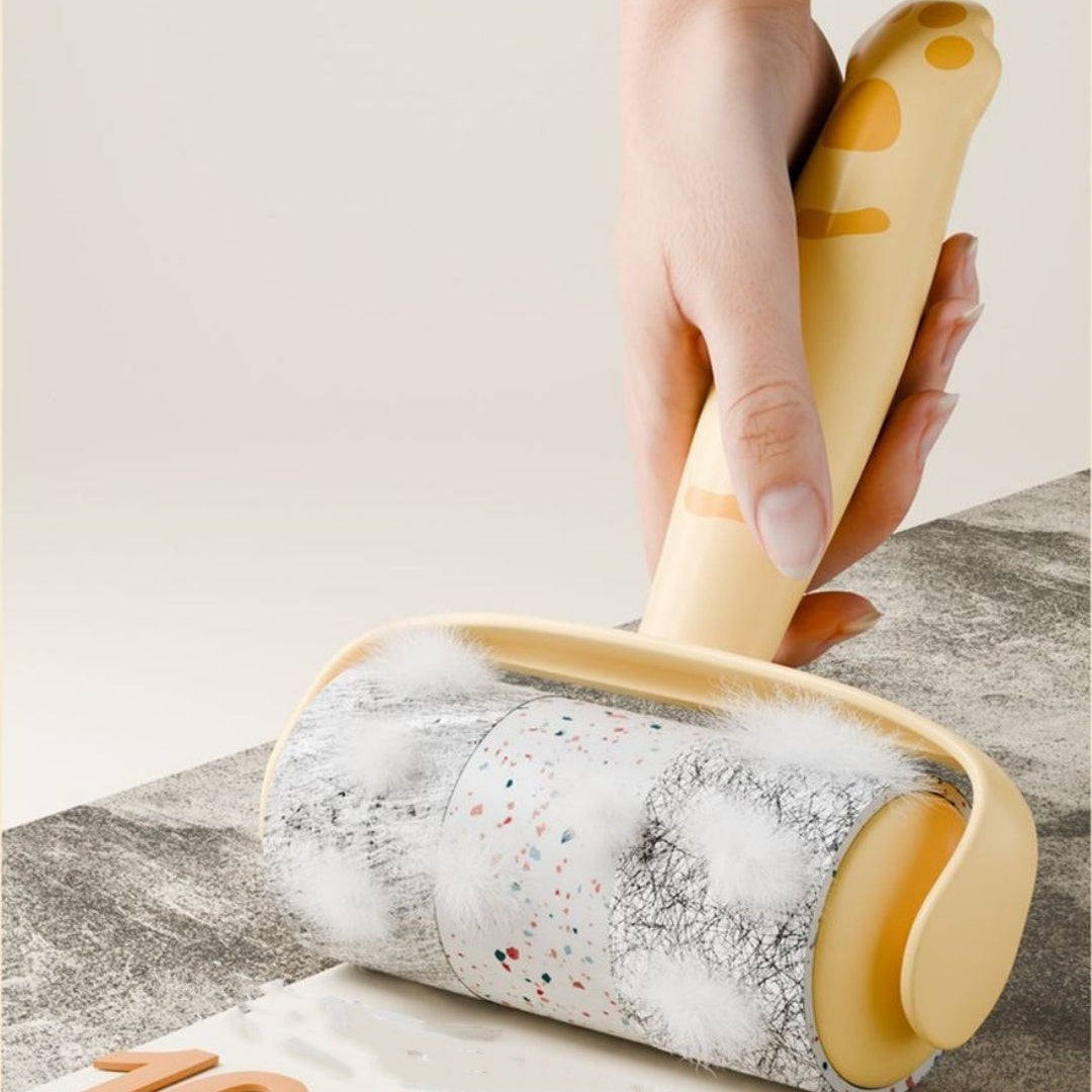Shredded Roller Felt Lint Roller Clothes Lint Removal Tearable Hair Sticking Paper