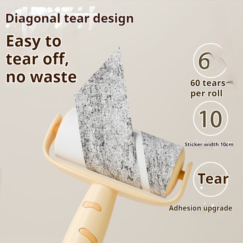 Shredded Roller Felt Lint Roller Clothes Lint Removal Tearable Hair Sticking Paper